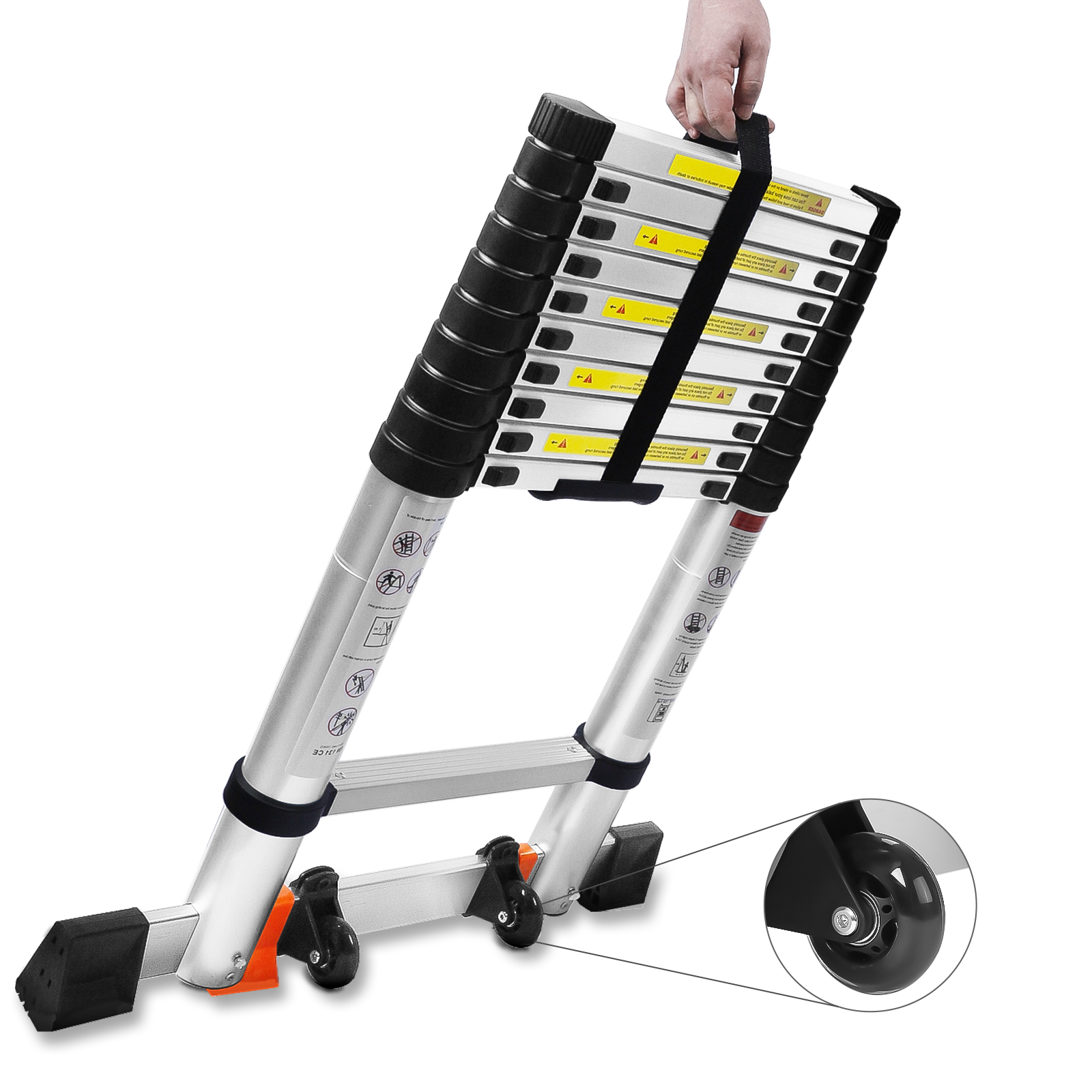 10.5 ft deals telescoping ladder